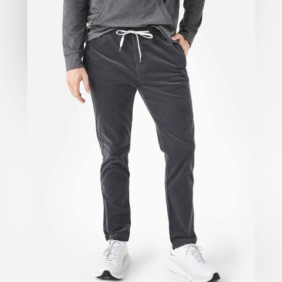 Vuori Optimist Pants Corduroy Gray Medium - Picture 1 of 7